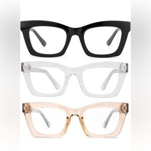 Chic Bluelight Sunglasses - 3 Pack Brand New